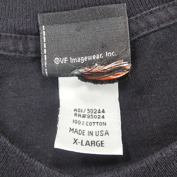 Harley Davidson Shirt Mens XL Skull Wings Pat Rogers Speedway Concorde NC Biker - Picture 8 of 12